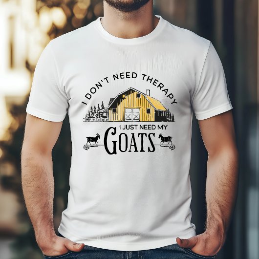 ヤギおもしろい恋人セラピー引用文 Tシャツ