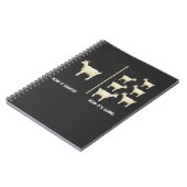 ヤギおもしろい農家ユーモア農業 ノートブック (左側)