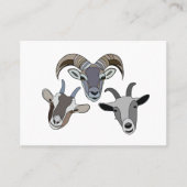 ヤギおもしろい飼 名刺 (正面)