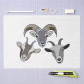 ヤギおもしろい飼 薄葉紙 (クラフト)