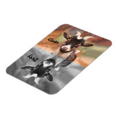 ヤギかわいいおもしろいクリーン汚れ食洗機 マグネット (左側)