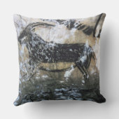 ヤギかセーム皮の黒い部屋の石の絵画、 クッション (裏面)