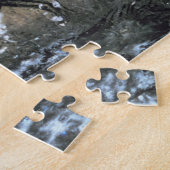 ヤギかセーム皮の黒い部屋の石の絵画、 ジグソーパズル (側面)