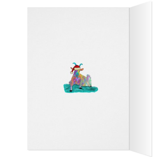 ヤギがクロースおもしろいのユーモア (内側 (左))