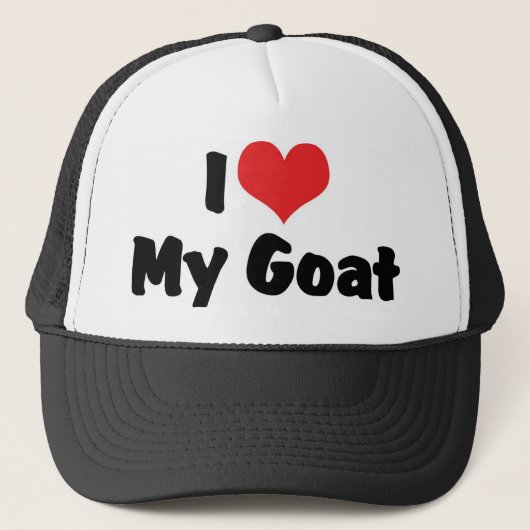 ヤギがハート大好き キャップ (正面)
