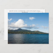 ヤギが倒れた ポストカード (正面/裏面)