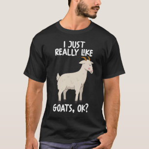 ヤギが大好きだから大丈夫 Tシャツ