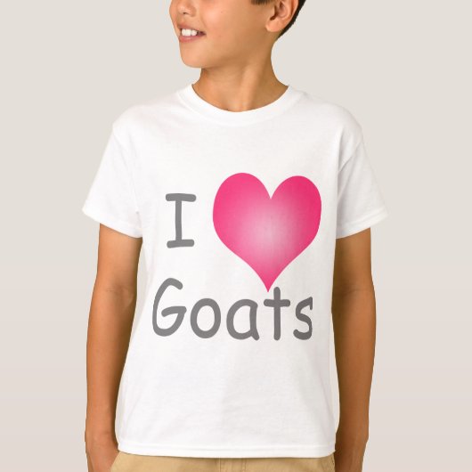 ヤギが大好き ベビーTシャツ (正面)