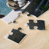 ヤギが太陽ジグソーを浸るパズル ジグソーパズル (側面)