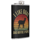 ヤギが好きでたぶん3人も好き フラスク (右)