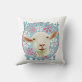 ヤギが来た!ヤギのピンクとブルー クッション (裏面)