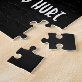 ヤギが私を幸せにするヤギ愛好家 ジグソーパズル (側面)