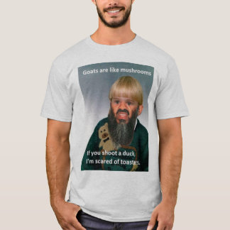 "ヤギきのこのようです…"は Tシャツ