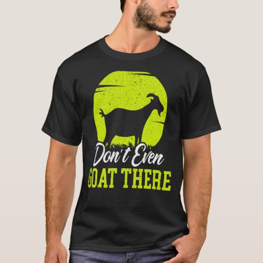 ヤギさえいらないヤギささやく家畜 Tシャツ (正面)