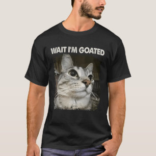 ヤギだって言ってるだろ バカ猫のミーム おしゃれ ユーモア Tシャツ
