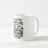 ヤギとクワ コーヒーマグカップ (正面右)