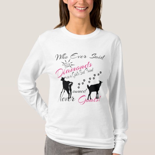 ヤギとダイヤモンド Tシャツ (正面)