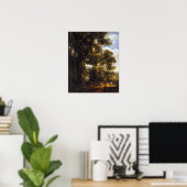 ヤギとヤギとジョン巡査の風景 ポスター (ホームオフィス)