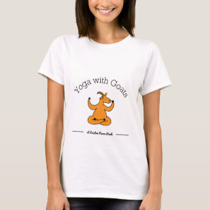 ヤギとヨガ Tシャツ