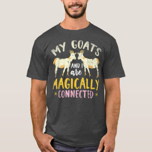 ヤギと俺は魔法でファームを結おもしろいぶ Tシャツ
