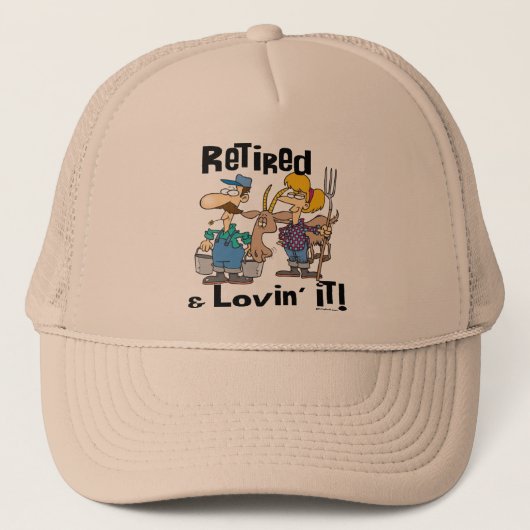 ヤギと退職した家族 キャップ (正面)