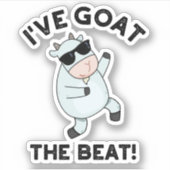 ヤギにビートおもしろいのフン シール (正面)