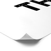 ヤギにビートおもしろいのフン ポスター (角)