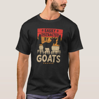ヤギに気を取られがち 収穫 農業 バーン カ Tシャツ