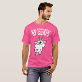 ヤギに気を取られがち Tシャツ (正面フル)
