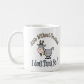 ヤギのない生活 |トータル™ コーヒーマグカップ (左)