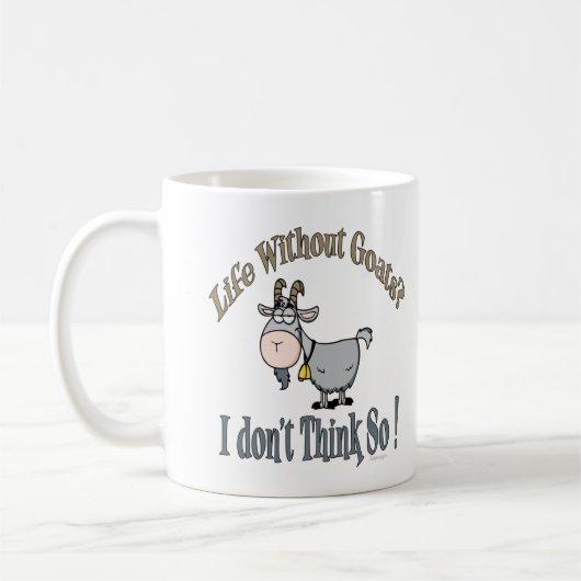 ヤギのない生活 |トータル™ コーヒーマグカップ (左)
