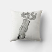 ヤギのひづめ クッション (裏面)