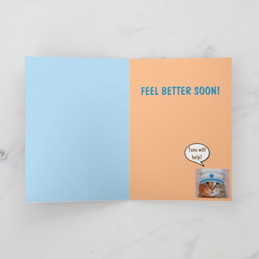 ヤギのエリ博士は元気になる カード (内部)