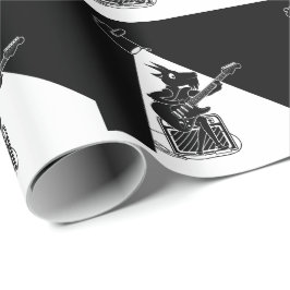 ヤギのギタリスト ラッピングペーパー