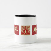 ヤギのギフトのマグの中国のな年 マグカップ (中央)