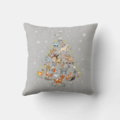 ヤギのクリスマスツリー クッション (裏面)