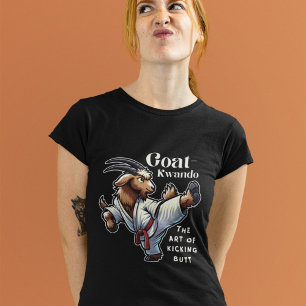 ヤギのクワンドおもしろい戦闘機ヤギ Tシャツ