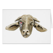 ヤギのサイボおもしろい風変わりーグSF映画パロディユーモア (正面横)