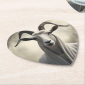 ヤギのシェパード ペーパーコースター (アングル)