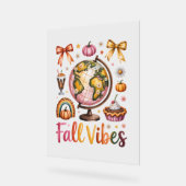 ヤギのシャツカントリーカボチャ アクリルサイン (傾斜)