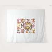 ヤギのシャツカントリーカボチャ タペストリー (正面(横))