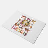 ヤギのシャツカントリーカボチャ ドアマット (アングル)