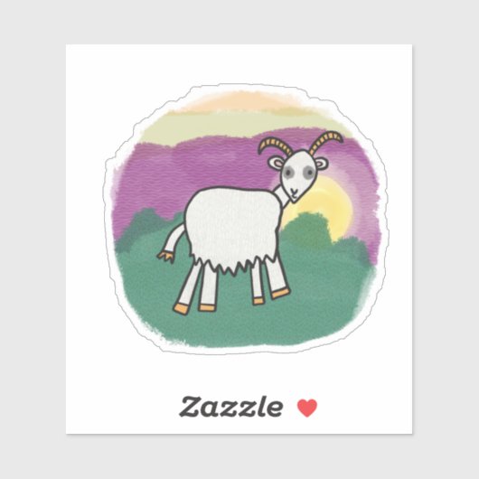 ヤギのシール シール (シート)