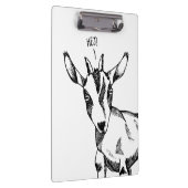 ヤギのスケッチことわざ「Hej!」 クリップボード (右)