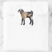 ヤギのステッカーセット6 ラウンドシール (バッグ)