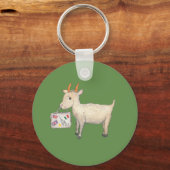 ヤギのダニエル キーホルダー (正面)