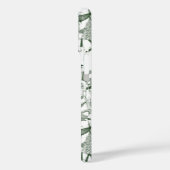 ヤギのダークグリーン Case-Mate iPhoneケース (裏面 / 左)