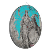 ヤギのダーツボード付きボックビールの女神 ダーツボード (正面左)