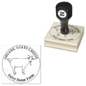 ヤギのチーズビジネス ラバースタンプ (押印)