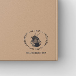 ヤギのチーズミルクファーム名 ラバースタンプ